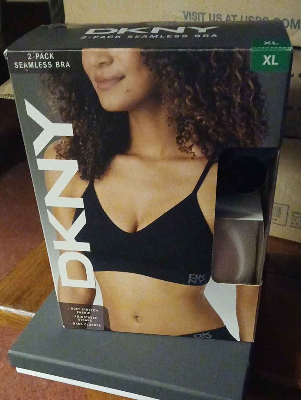 Dkny Black Seamless Bralette 2-Pack (Image)